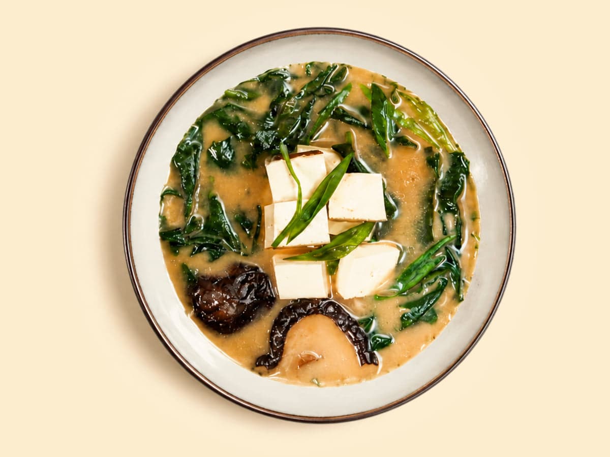 Miso z tofu